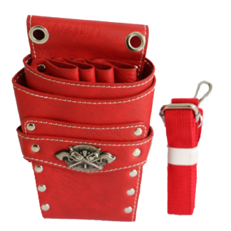 Pro Styling | Scissors & Comb Pouch | Red I