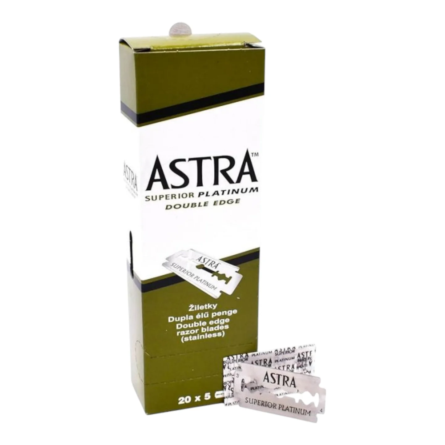 Astra Superior Platinum Double Edge Razor Blades: Unrivaled Smoothness 100 Blades - Image 4