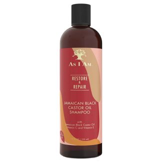 As I Am JBCO Shampoo 355ml: Gentle Cleanse, Strengthen & Grow for Curls
