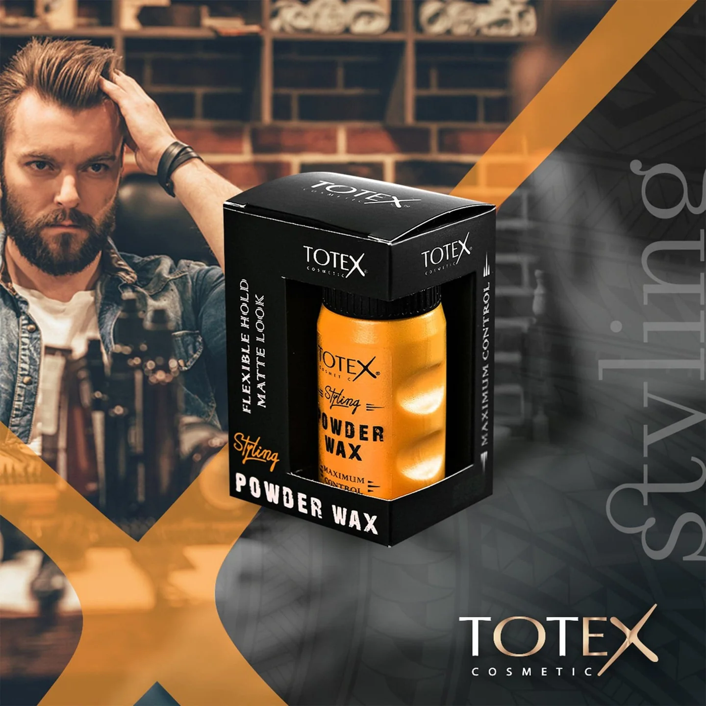 Totex Powder Wax: Achieve Flexible Hold & Natural Matte Hair - Image 6