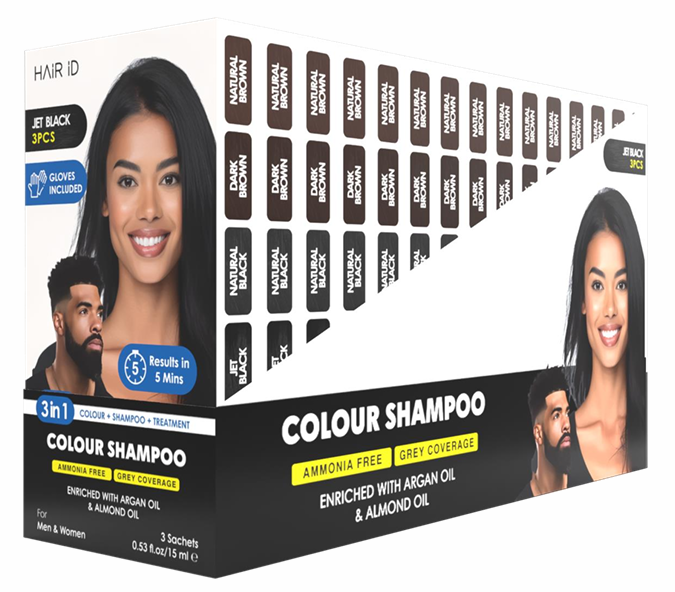 Hair ID 3 In 1 Ammonia Free Color Shampoo: The Professional’s Natural Black Guide - Image 2