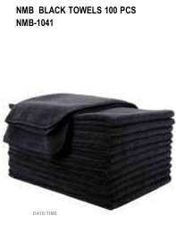 NMB Black Towels 100 PCS