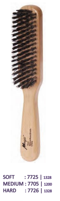 Magic Collection Single Wood Brush Boar & Plastic Bristles: The Ultimate Wave Brush for Every Hair Type - Image 3